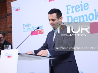 The statement addresses the resignation of FDP Secretary General Bijan Djir-Sarai MdB in Berlin, Germany, on November 29, 2024. (