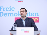 The statement addresses the resignation of FDP Secretary General Bijan Djir-Sarai MdB in Berlin, Germany, on November 29, 2024. (