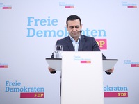 The statement addresses the resignation of FDP Secretary General Bijan Djir-Sarai MdB in Berlin, Germany, on November 29, 2024. (