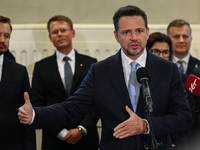 KRAKOW, POLAND - NOVEMBER 29:   
Rafal Trzaskowski, Mayor of Warsaw and the Civic Platform candidate for the 2025 Polish presidential electi...