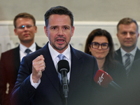 KRAKOW, POLAND - NOVEMBER 29:   
Rafal Trzaskowski, Mayor of Warsaw and the Civic Platform candidate for the 2025 Polish presidential electi...