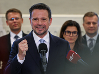 KRAKOW, POLAND - NOVEMBER 29:   
Rafal Trzaskowski, Mayor of Warsaw and the Civic Platform candidate for the 2025 Polish presidential electi...