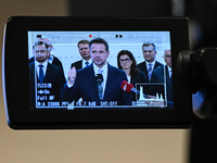 KRAKOW, POLAND - NOVEMBER 29:   
Rafal Trzaskowski, Mayor of Warsaw and the Civic Platform candidate for the 2025 Polish presidential electi...