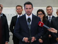 KRAKOW, POLAND - NOVEMBER 29:   
Rafal Trzaskowski, Mayor of Warsaw and the Civic Platform candidate for the 2025 Polish presidential electi...