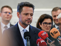 KRAKOW, POLAND - NOVEMBER 29:   
Rafal Trzaskowski, Mayor of Warsaw and the Civic Platform candidate for the 2025 Polish presidential electi...