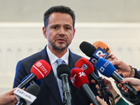 KRAKOW, POLAND - NOVEMBER 29:   
Rafal Trzaskowski, Mayor of Warsaw and the Civic Platform candidate for the 2025 Polish presidential electi...