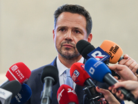 KRAKOW, POLAND - NOVEMBER 29:   
Rafal Trzaskowski, Mayor of Warsaw and the Civic Platform candidate for the 2025 Polish presidential electi...