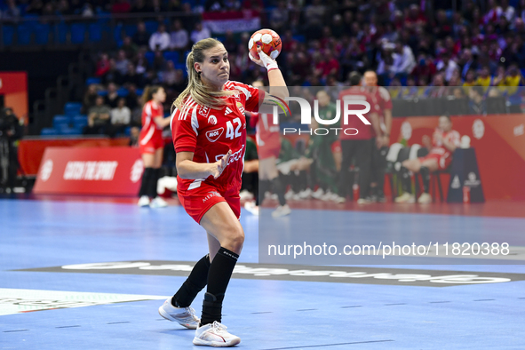 KLUJBER Katrin Gitta is in action during the Women's EHF EURO 2024, Hungary vs. Turkey, in Fonix Arena, Debrecen, on November 28, 2024 