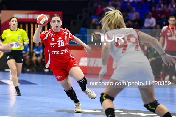 VAMOS Petra plays during the Women's EHF EURO 2024 match between Hungary and Turkey in Fonix Arena, Debrecen, on November 28, 2024. 