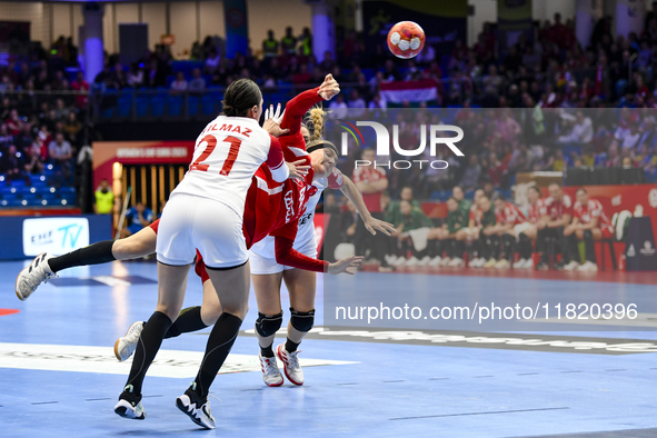 KACSOR Greta is in action during the Women's EHF EURO 2024, Hungary vs. Turkey, in Fonix Arena, Debrecen, on November 28, 2024 