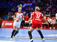 ISKIT-CALISKAN Asli participates in the Women's EHF EURO 2024 match between Hungary and Turkey at Fonix Arena in Debrecen, Hungary, on Novem...