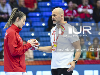 BUCESCHI Costica participates in the Women's EHF EURO 2024, Hungary vs. Turkey, at Fonix Arena in Debrecen, Hungary, on November 28, 2024. (