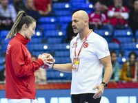 BUCESCHI Costica participates in the Women's EHF EURO 2024, Hungary vs. Turkey, at Fonix Arena in Debrecen, Hungary, on November 28, 2024. (