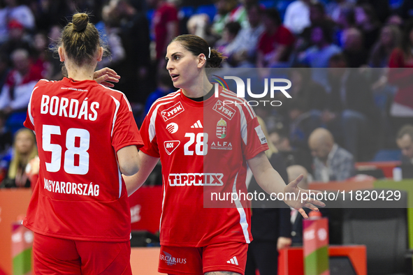 PAPP Nikoletta participates in the Women's EHF EURO 2024, Hungary versus Turkey, in Fonix Arena, Debrecen, on November 28, 2024 