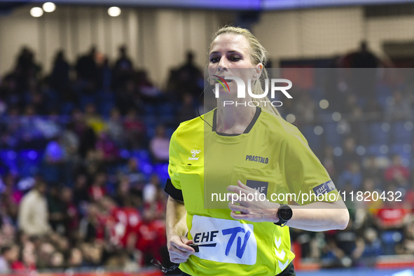 Prastalo Tatjana participates in the Women's EHF EURO 2024 match between Hungary and Turkey at Fonix Arena in Debrecen, Hungary, on November...