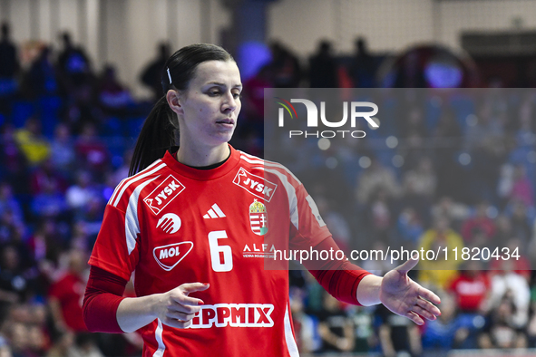 SZOLLOSI-SCHATZL Nadine participates in the Women's EHF EURO 2024, Hungary vs. Turkey, in Fonix Arena, Debrecen, on November 28, 2024 