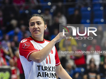 BOZDOGAN Done Gul participates in the Women's EHF EURO 2024 match between Hungary and Turkey at Fonix Arena in Debrecen, Hungary, on Novembe...