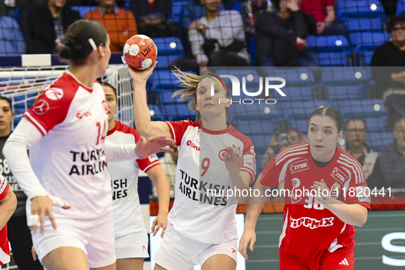 ISKIT-CALISKAN Asli participates in the Women's EHF EURO 2024 match between Hungary and Turkey at Fonix Arena in Debrecen, Hungary, on Novem...