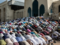 Muslims perform Jumma Prayer at Baitul Mukarram Mosque in Dhaka, Bangladesh, on November 27, 2024. (