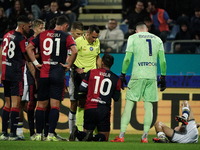 Nicolas Viola (#10 Cagliari Calcio) participates in the Serie A TIM match between Cagliari Calcio and Hellas Verona FC in Italy on November...