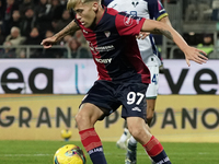 Mattia Felici (#97 Cagliari Calcio) participates in the Serie A TIM match between Cagliari Calcio and Hellas Verona FC in Italy on November...