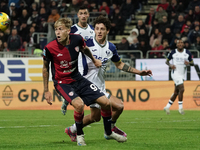 Mattia Felici (#97 Cagliari Calcio) participates in the Serie A TIM match between Cagliari Calcio and Hellas Verona FC in Italy on November...