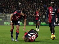 Mattia Felici (#97 Cagliari Calcio) participates in the Serie A TIM match between Cagliari Calcio and Hellas Verona FC in Italy on November...