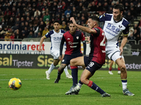 Gabriele Zappa (#28 Cagliari Calcio) participates in the Serie A TIM match between Cagliari Calcio and Hellas Verona FC in Italy on November...