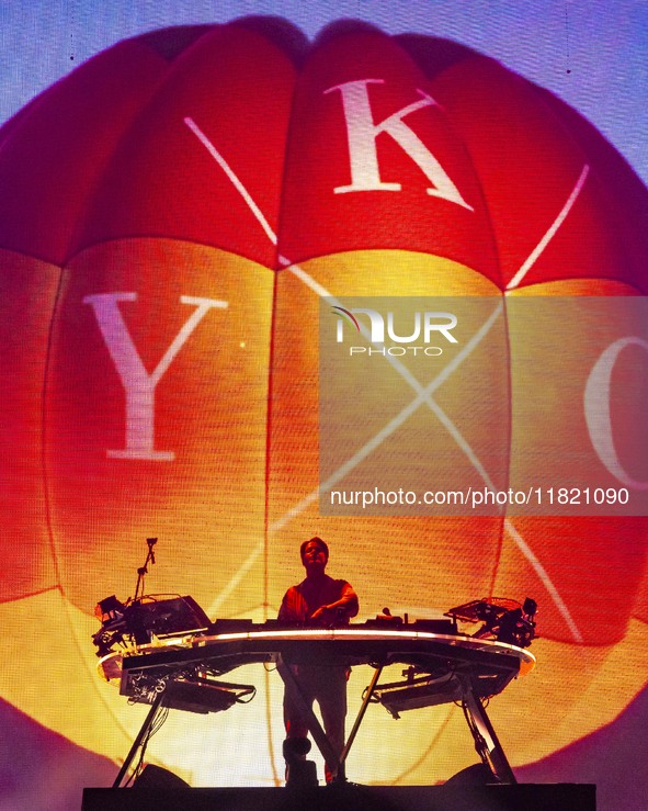 Norwegian DJ and record producer Kygo performs in concert at Unipol Forum in Milan, Italy, on November 29, 2024. 