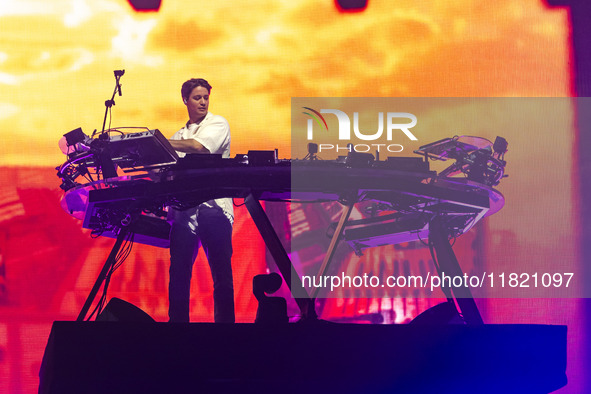 Norwegian DJ and record producer Kygo performs in concert at Unipol Forum in Milan, Italy, on November 29, 2024. 