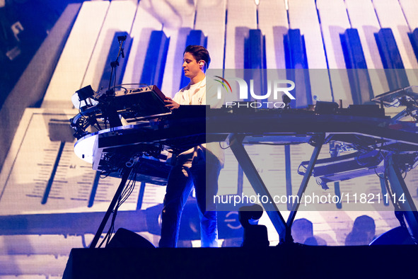 Norwegian DJ and record producer Kygo performs in concert at Unipol Forum in Milan, Italy, on November 29, 2024. 