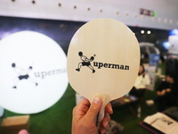 Xuperman, a sports brand founded by Chinese table tennis player and Olympic champion Xu Xin, debuts at the Shanghai Sports Expo in Shanghai,...