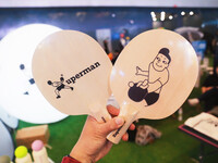 Xuperman, a sports brand founded by Chinese table tennis player and Olympic champion Xu Xin, debuts at the Shanghai Sports Expo in Shanghai,...