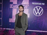 Chris Pascal attends the pink carpet for the 14th anniversary of Estilo DF at General Prim 30 in Mexico City, Mexico, on November 28, 2024....