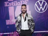 Ra Colmenero attends the pink carpet for the 14th anniversary of Estilo DF at General Prim 30 in Mexico City, Mexico, on November 28, 2024....