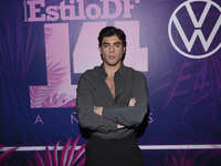 Alain Said attends the pink carpet for the 14th anniversary of Estilo DF at General Prim 30 in Mexico City, Mexico, on November 28, 2024. (