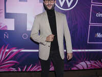 Roberto Coronel attends the pink carpet for the 14th anniversary of Estilo DF at General Prim 30 in Mexico City, Mexico, on November 28, 202...