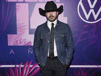 Gustavo Lugo attends the pink carpet for the 14th anniversary of Estilo DF at General Prim 30 in Mexico City, Mexico, on November 28, 2024....