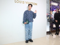 Taiwanese actor Patrick Shih attends the opening ceremony of the Louis Vuitton flagship store in Taipei, China, on November 29, 2024. (