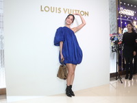 Taiwanese actress Annie Chen attends the opening ceremony of the flagship store of Louis Vuitton in Taipei, China, on November 29, 2024. (