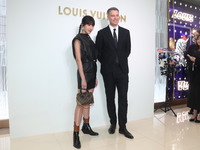 Taiwanese actress Sonia Sui attends the opening ceremony of the flagship store of Louis Vuitton in Taipei, Taiwan province, China, on Novemb...