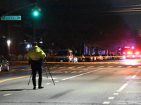 A pedestrian is struck by a vehicle in the Baychester neighborhood of Bronx, New York, United States, on November 30, 2024. At approximately...