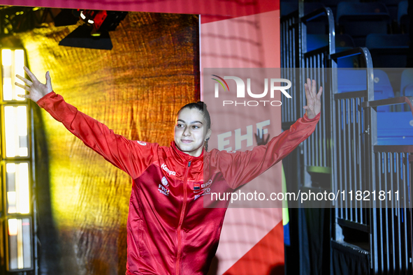 NECULA Ioana Rebeca participates in the Romania vs. Czechia match during the Women's EHF EURO 2024 in Fonix Arena, Debrecen, on November 29,...