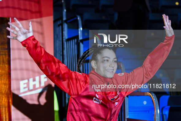 NECULA Ioana Rebeca participates in the Romania vs. Czechia match during the Women's EHF EURO 2024 in Fonix Arena, Debrecen, on November 29,...