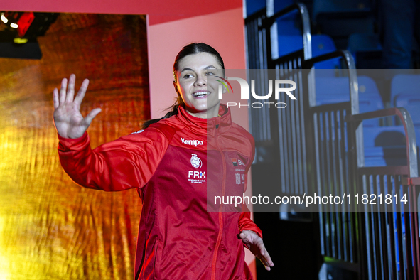 BOICIUC Alisia-Lorena participates in the Romania vs. Czechia match during the Women's EHF EURO 2024 in Debrecen, Hungary, on November 29, 2...