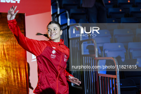 BOICIUC Alisia-Lorena participates in the Romania vs. Czechia match during the Women's EHF EURO 2024 in Debrecen, Hungary, on November 29, 2...