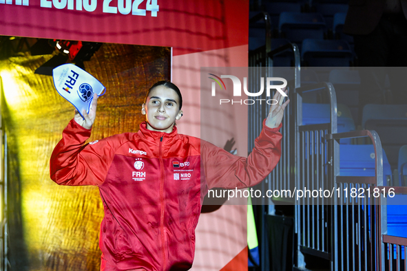 Lorena Gabriela Ostase participates in the match between Romania and Czechia during the Women's EHF EURO 2024 in Fonix Arena, Debrecen, on N...