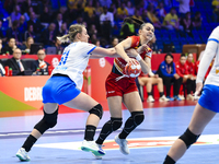 NECULA Ioana Rebeca participates in the match between Romania and Czechia during the Women's EHF EURO 2024 in Fonix Arena, Debrecen, on Nove...