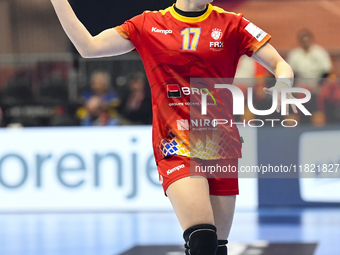 NECULA Ioana Rebeca participates in the match between Romania and Czechia during the Women's EHF EURO 2024 in Fonix Arena, Debrecen, on Nove...