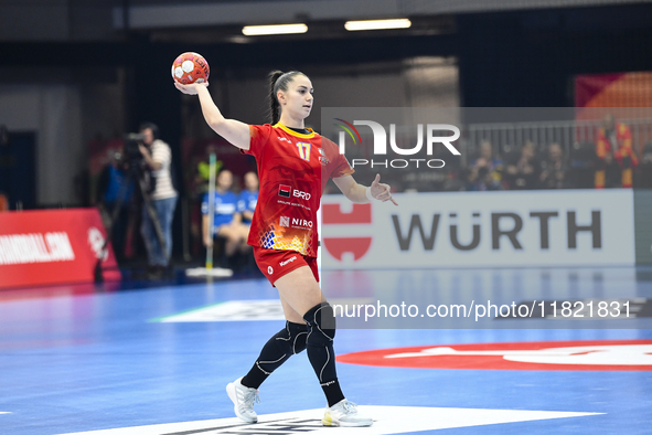 NECULA Ioana Rebeca participates in the match between Romania and Czechia during the Women's EHF EURO 2024 in Fonix Arena, Debrecen, on Nove...